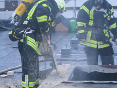 Brand im Hochhaus (03.04.2002)